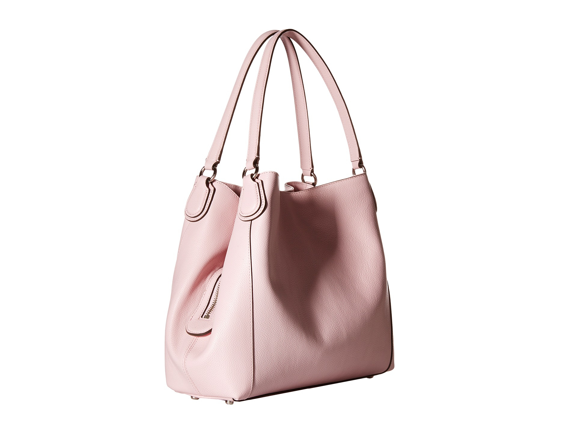 Coach Refined Pebble Leather Edie 31 Shoulder Bag in Pink | Lyst