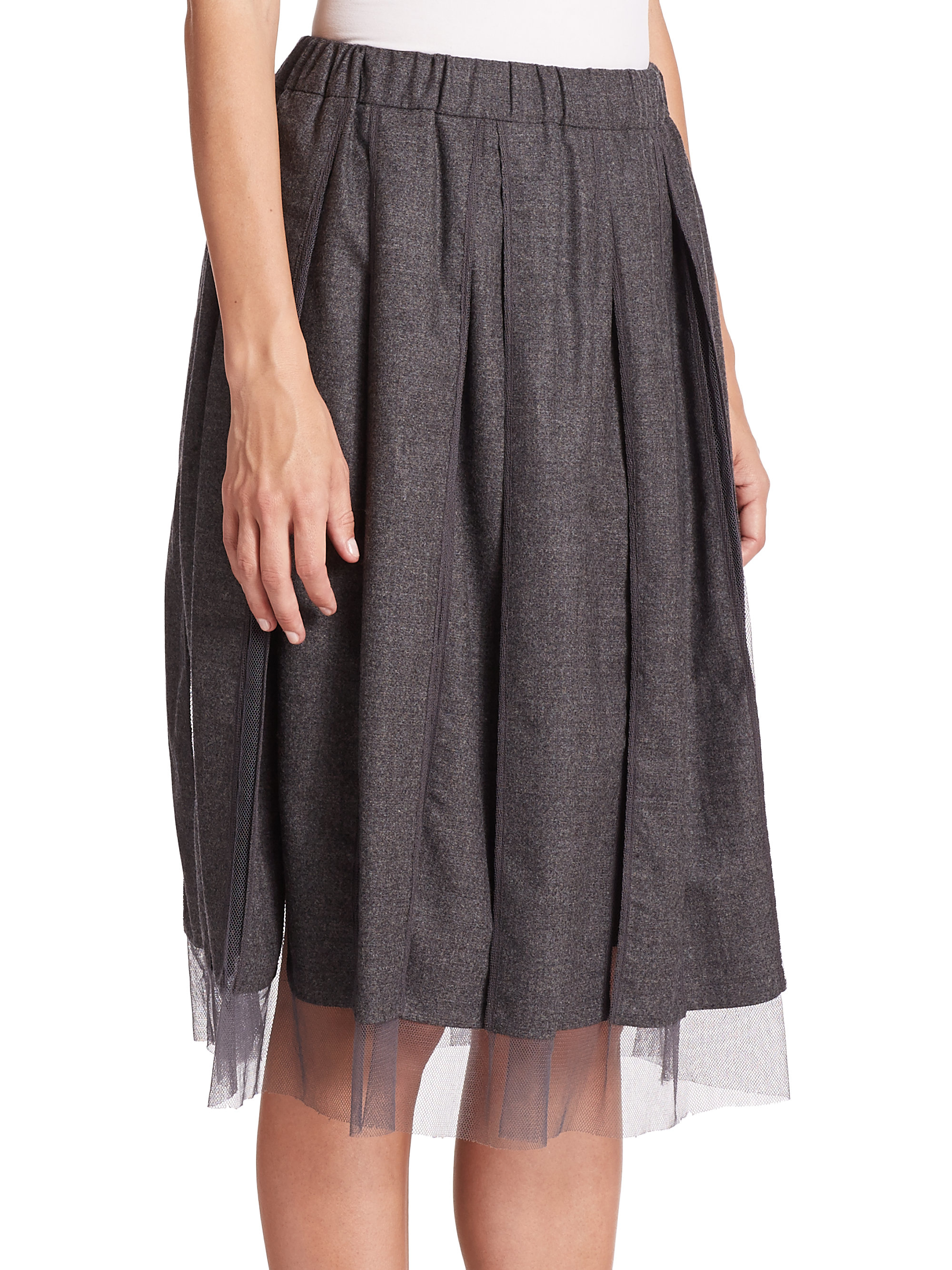 Wool Flannel Skirt 46
