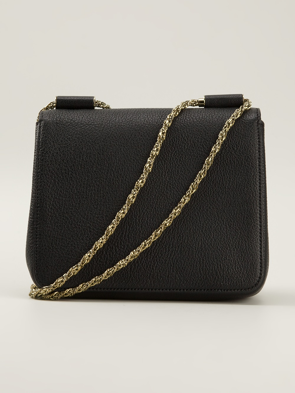 Lyst - Chloé Small 'elsie' Shoulder Bag in Black