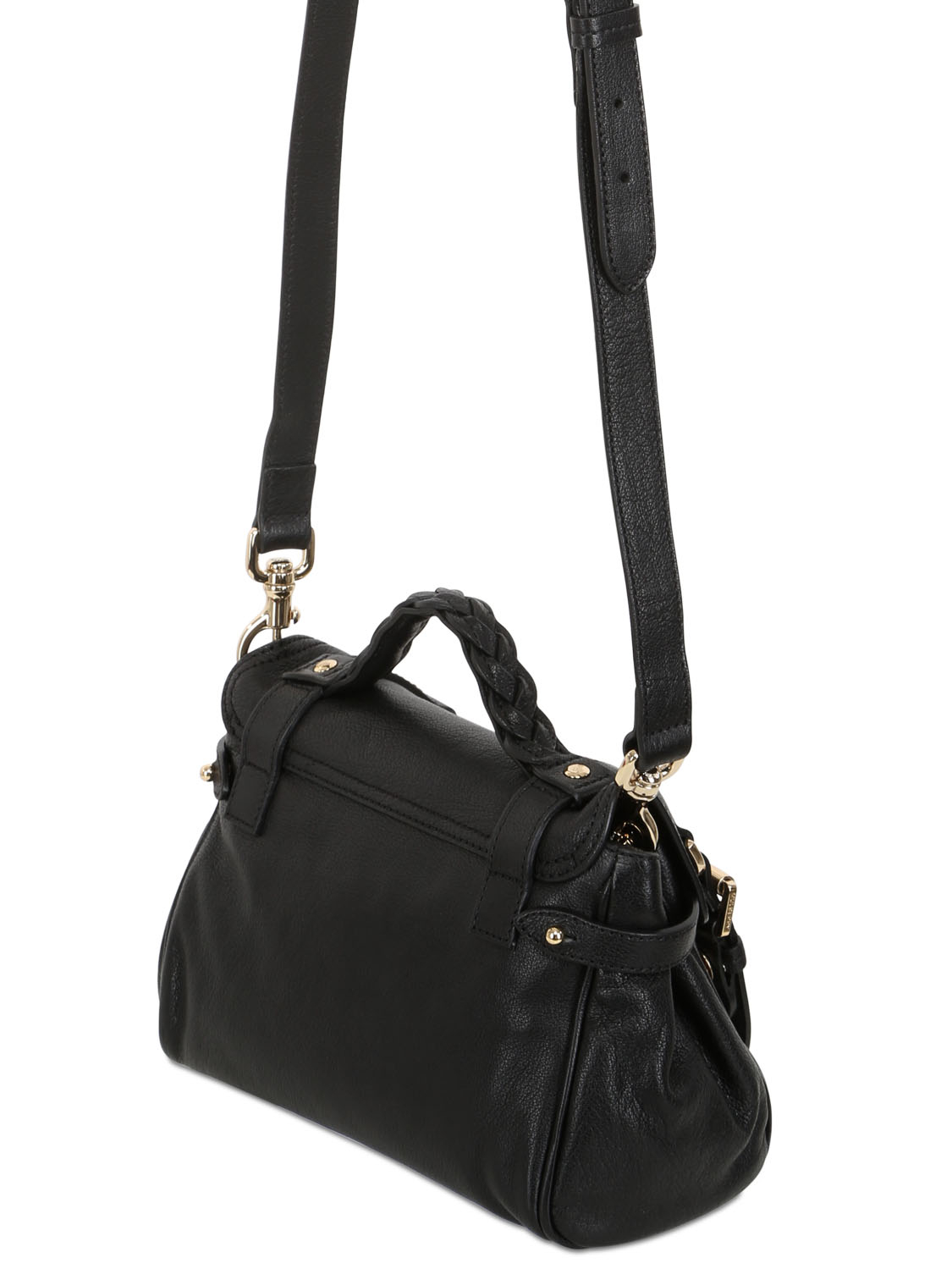 mulberry black mini alexa