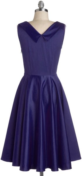 Modcloth Aisle Be There Dress in Navy in Blue | Lyst