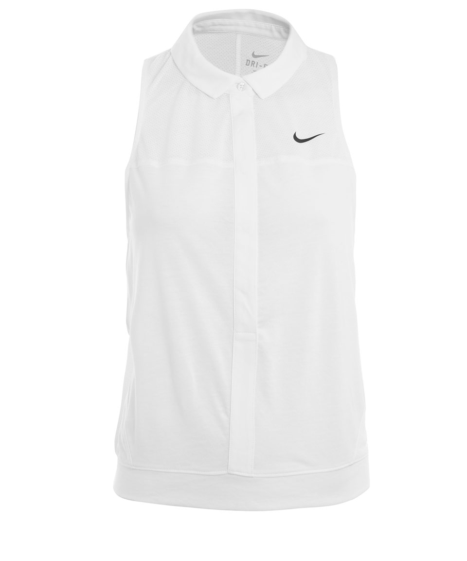 white nike polo shirt womens