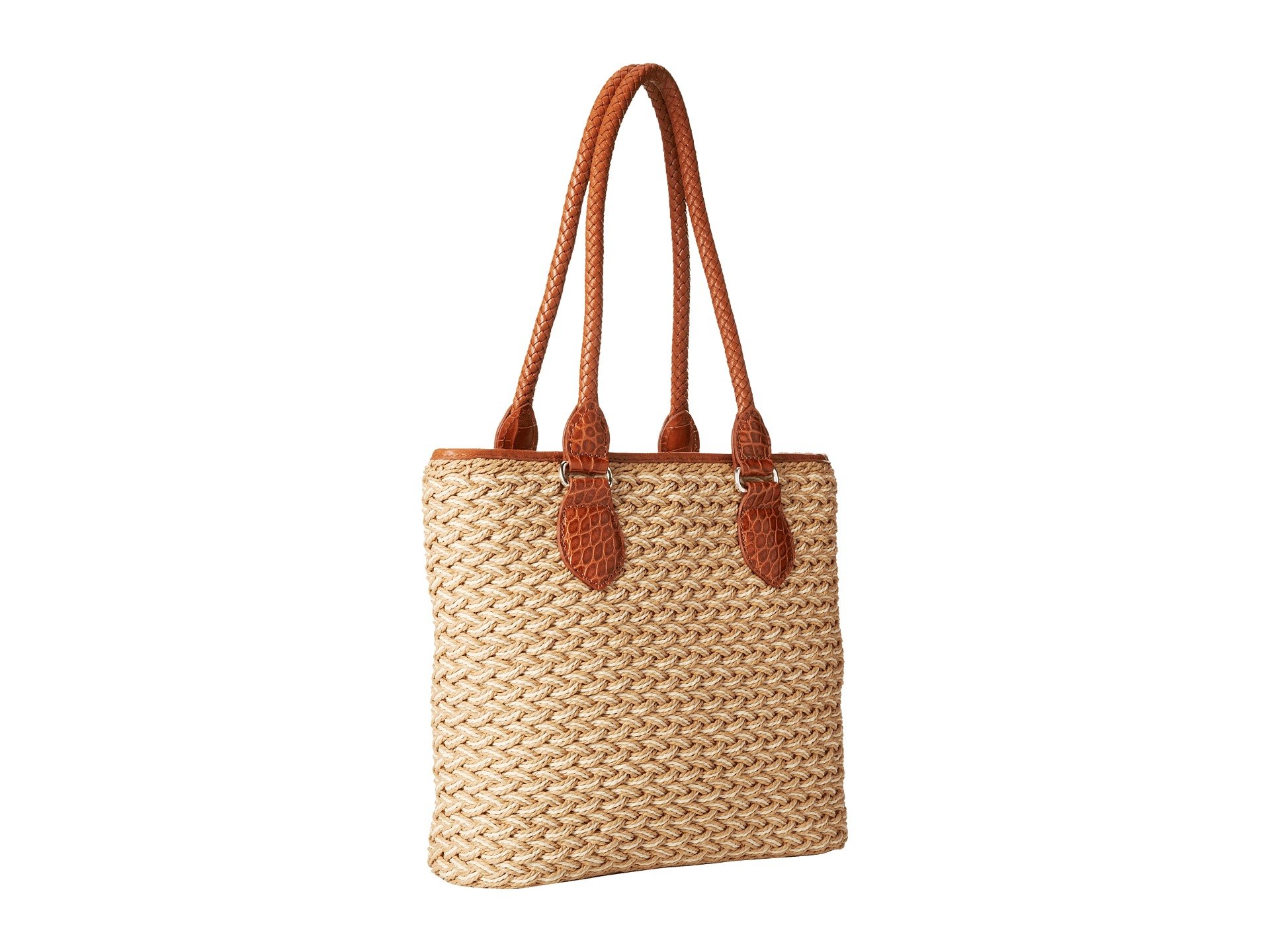 natural woven tote