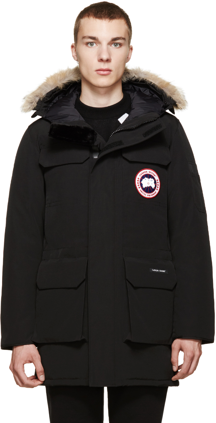 Canada Goose fake - Canada goose Black Citadel Parka in Black for Men | Lyst