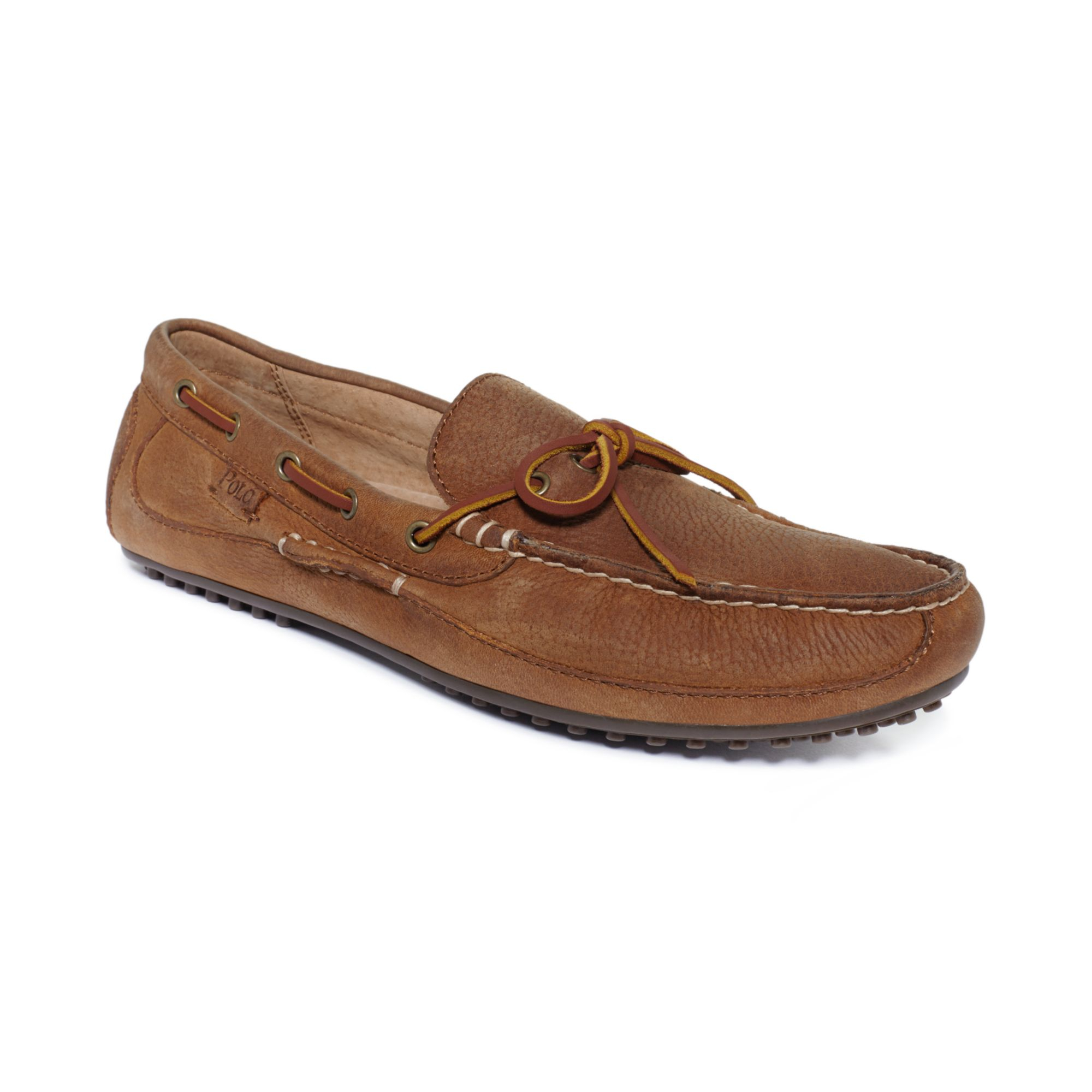Polo Ralph Lauren Wyndings Slip-On Loafers in Brown for Men (Tan) | Lyst