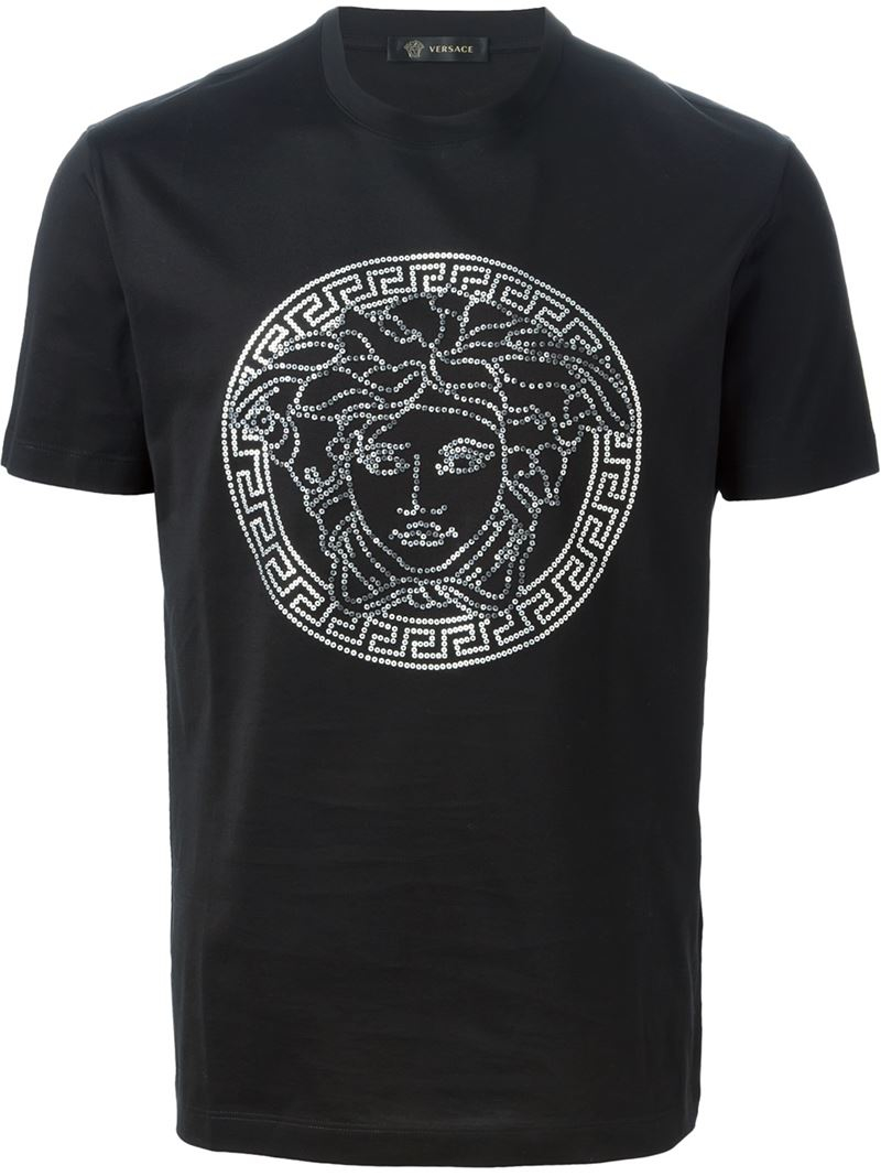 2013 Versace Mens Mens T Shirt Black Cat Picture | LONG HAIRSTYLES