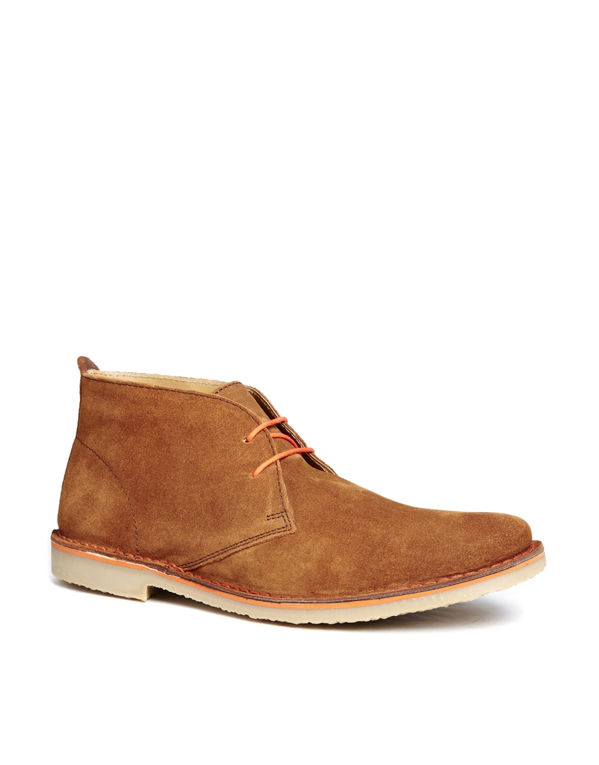 Asos Desert Boots in Suede in Brown for Men | Lyst