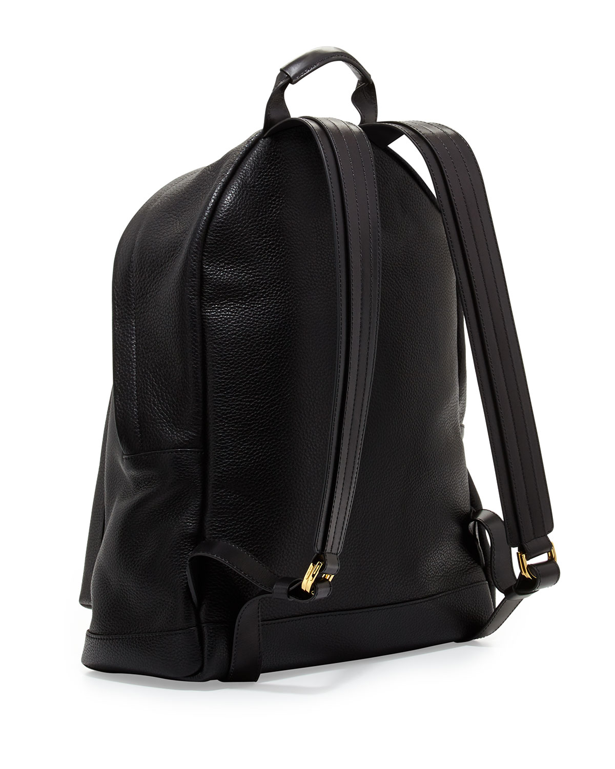 Lyst - Tom Ford Mens Leather Widezip Backpack Black in Black