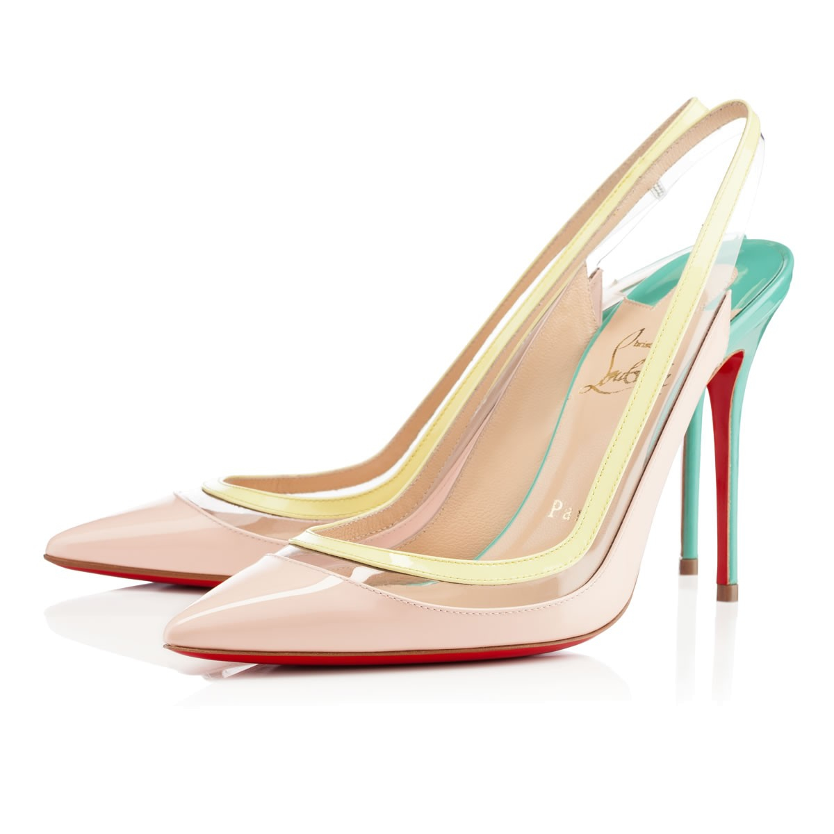 christian louboutin replica mens shoes - christian louboutin paulina 85 patent leather and pvc pumps ...