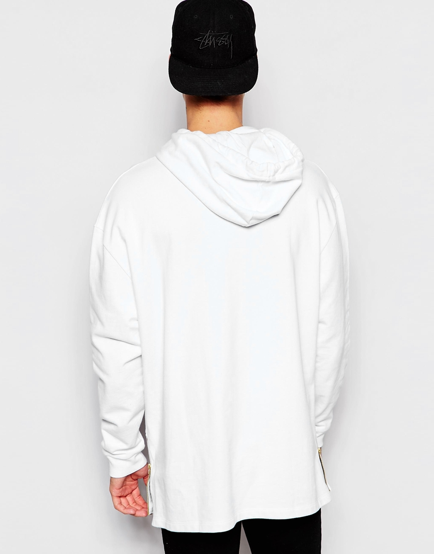 Lyst - Asos Oversized Longline Hoodie With Drop It Like It's Hot Print ...