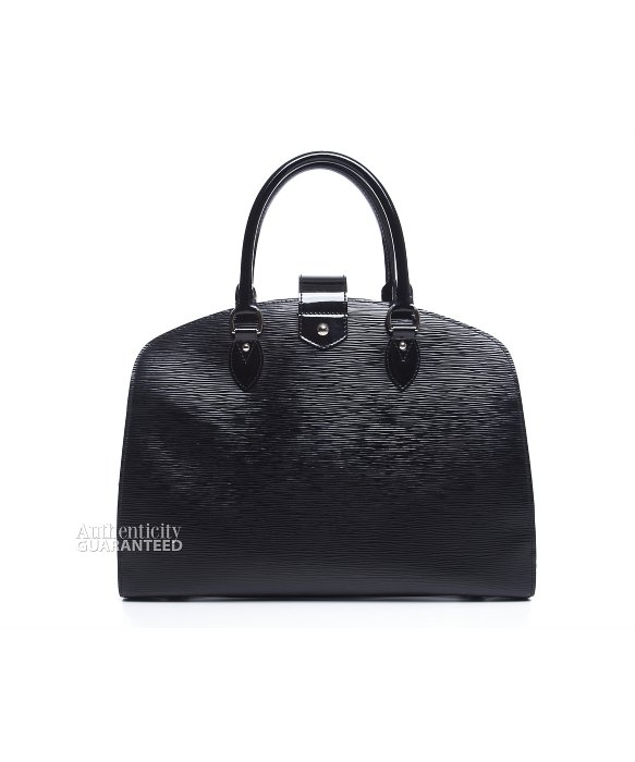 Lyst - Louis Vuitton Pre-Owned Black Epi Electric Leather Pont Neuf Gm Bag in Black