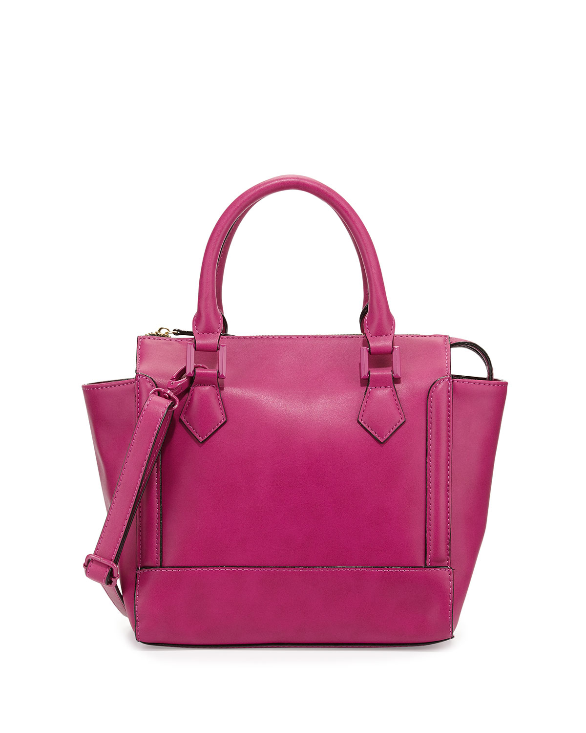 Lyst - Neiman Marcus Convertible Satchel Bag in Purple