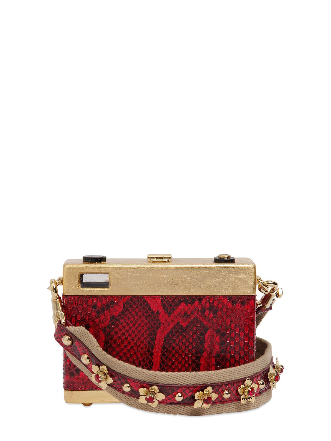 dolce and gabbana python bag