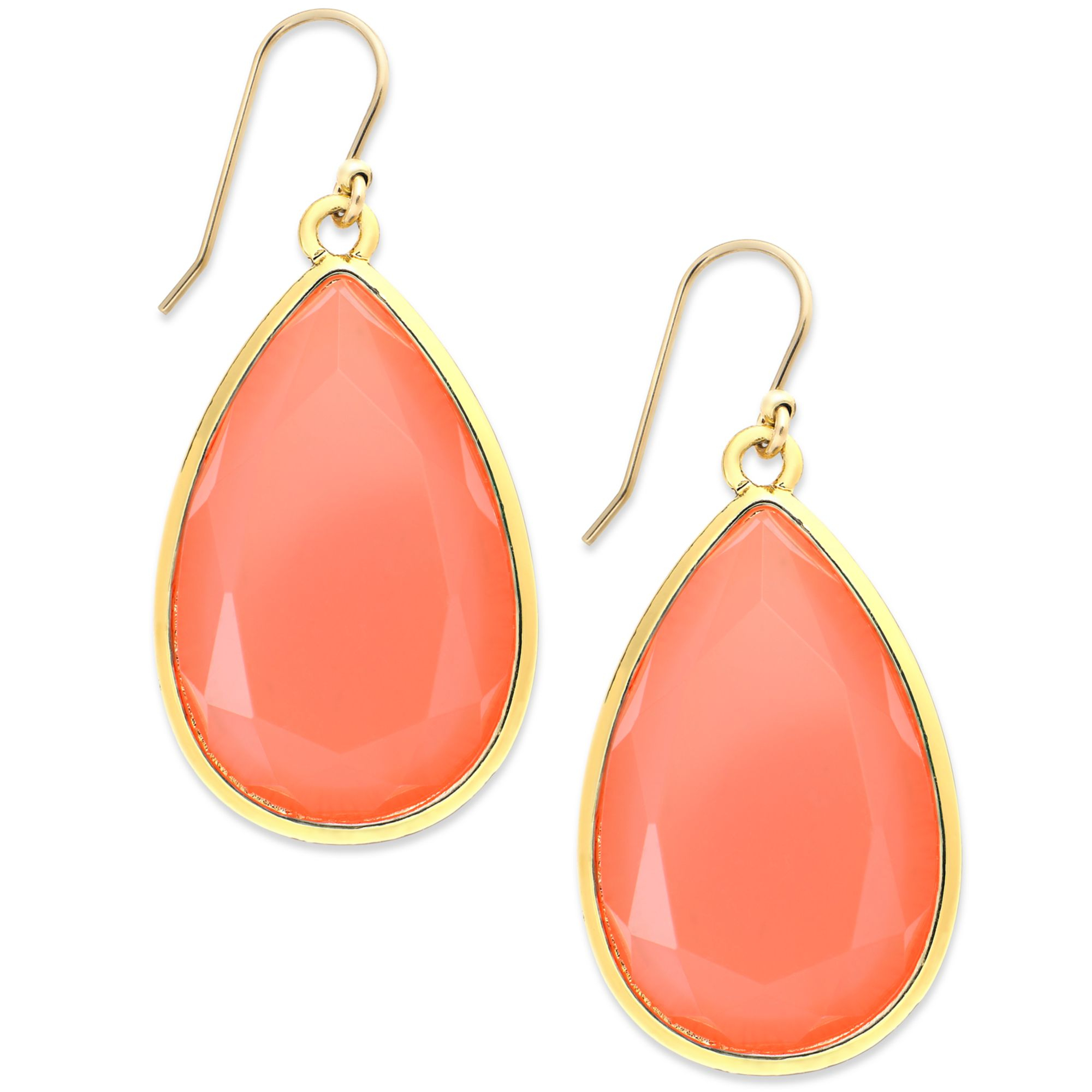 Lyst Kate Spade New York Goldtone Fluorescent Orange Gallery