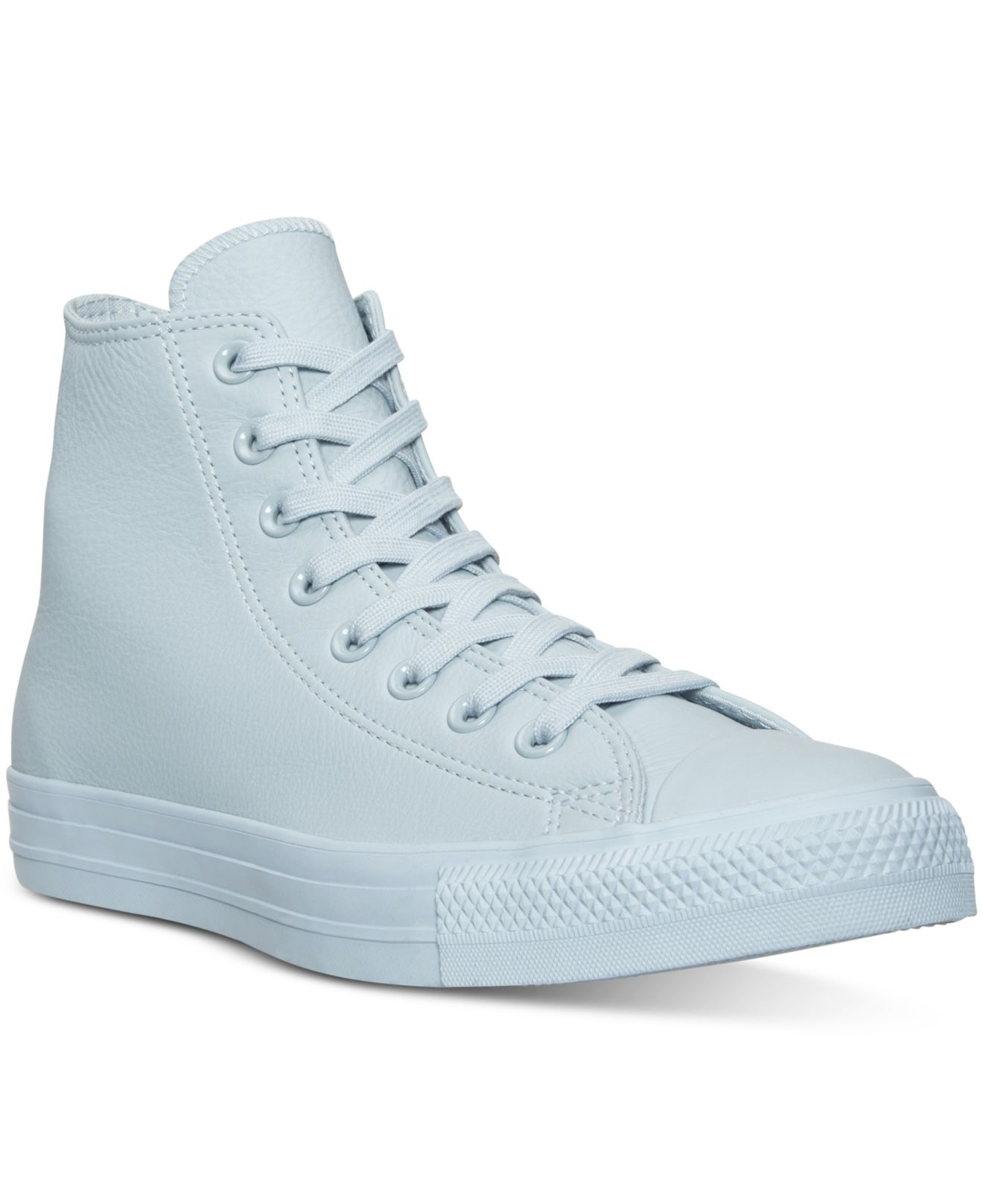 Lyst Converse Women's Chuck Taylor Hi Pastel Leather Casual Sneakers From Finish Line in Blue