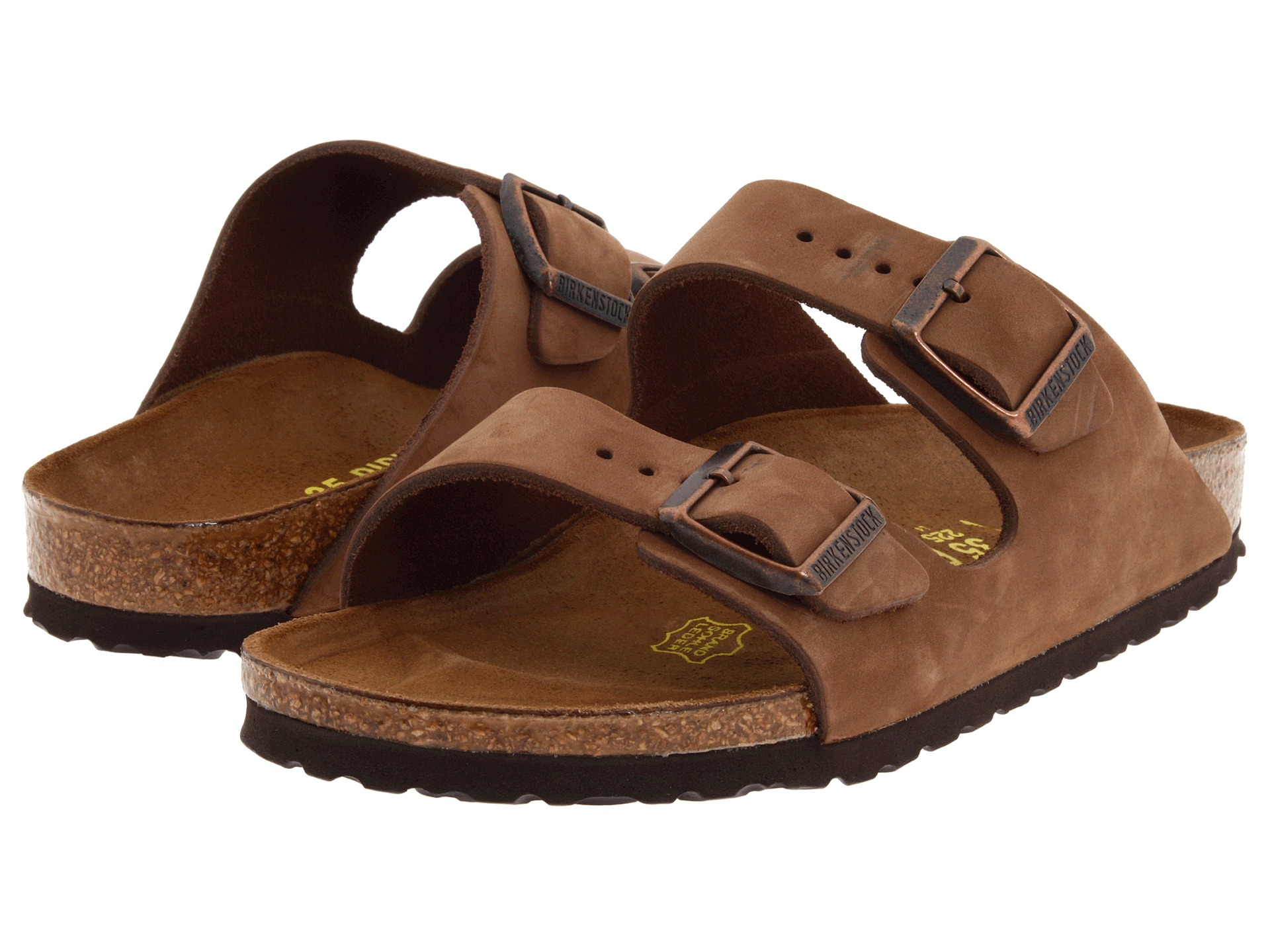 Birkenstock Arizona - Nubuck (unisex) in Brown | Lyst