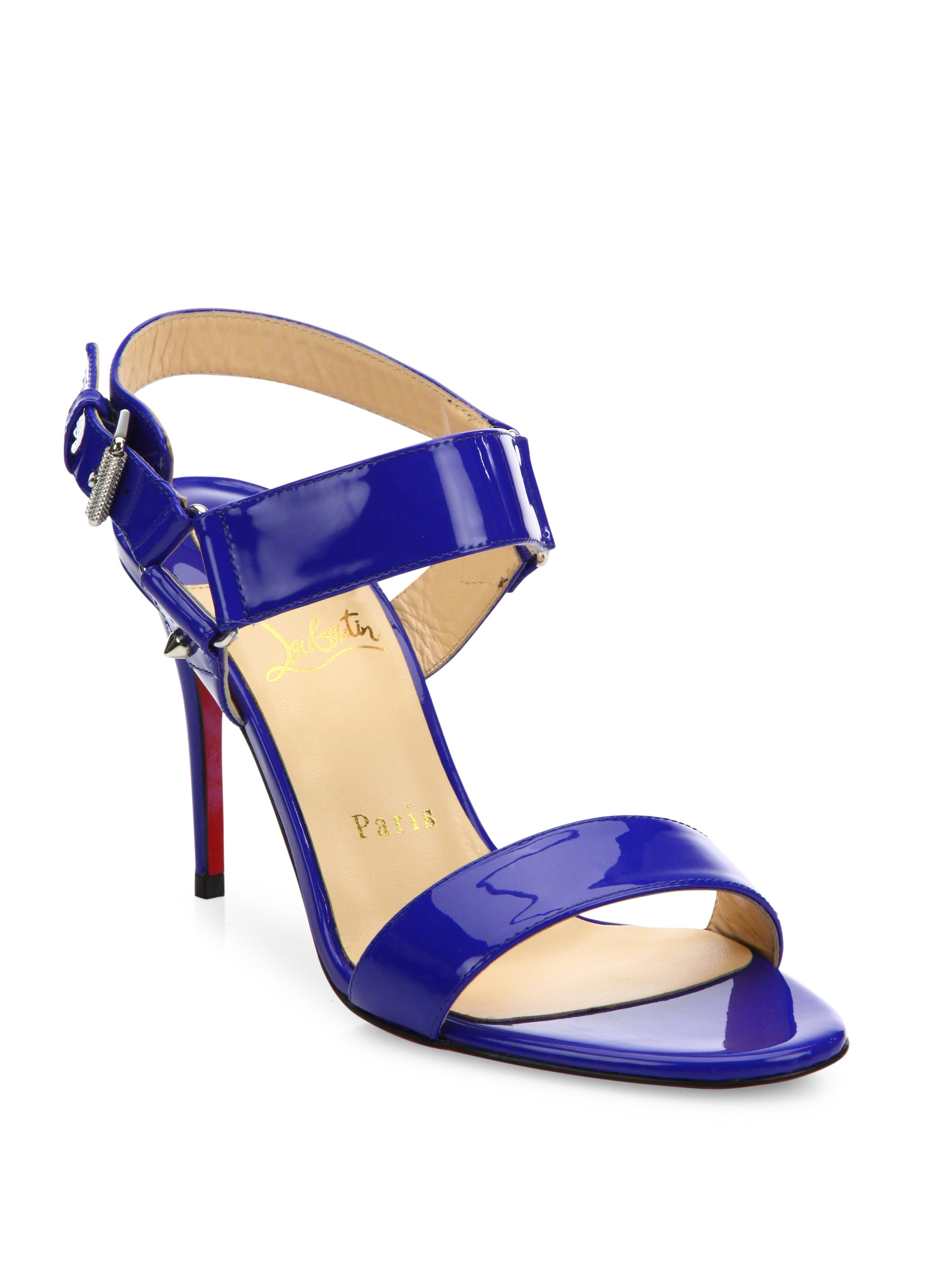 christian louboutin blue heels
