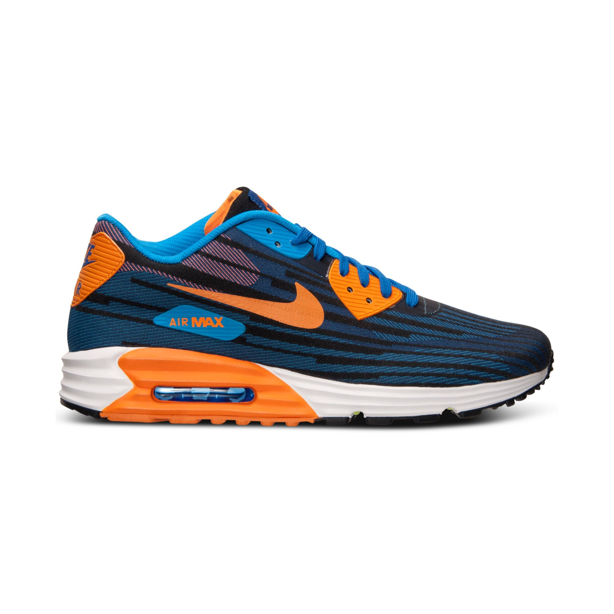 Nike Mens Air Max Lunar90 Jcrd Running Sneakers From Finish Line In Blue For Men Lyst