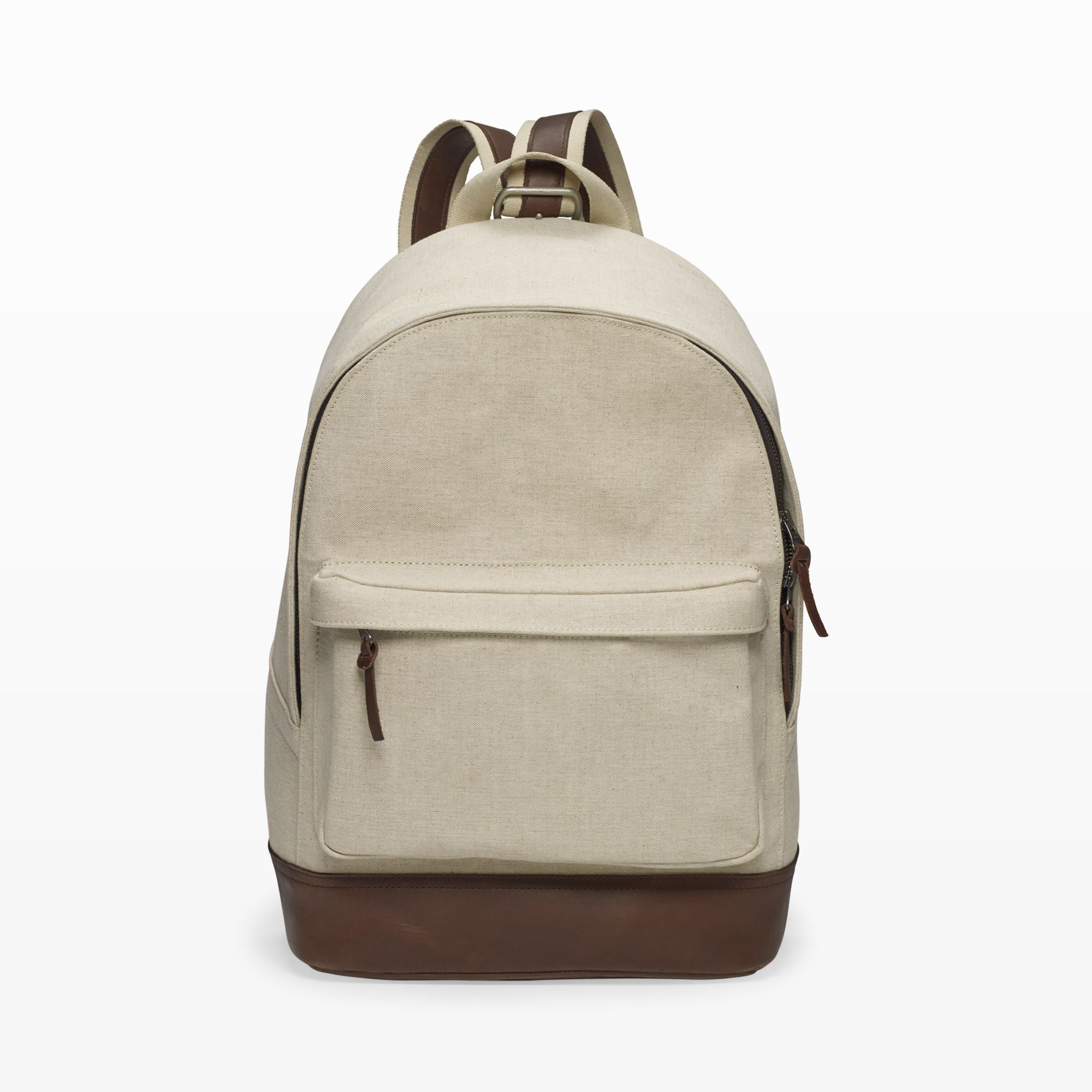 Lyst - Club Monaco Canvas & Leather Backpack in Natural for Men
