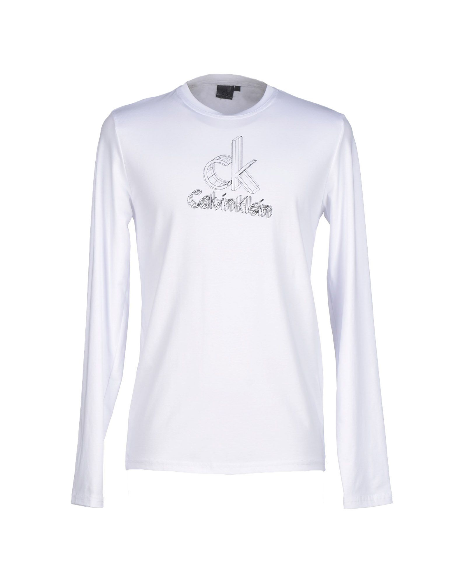 calvin white t shirt