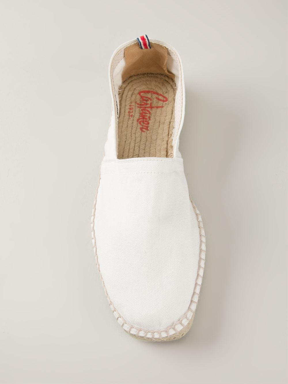 white chunky espadrilles