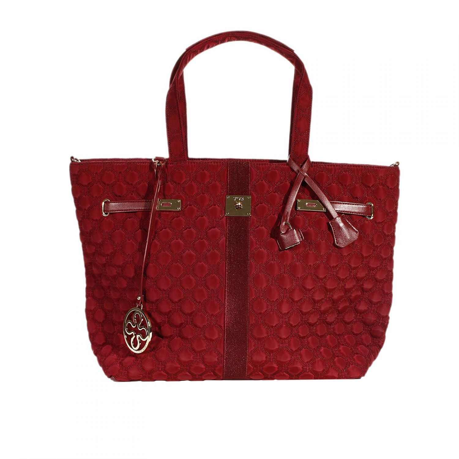 red nylon handbags