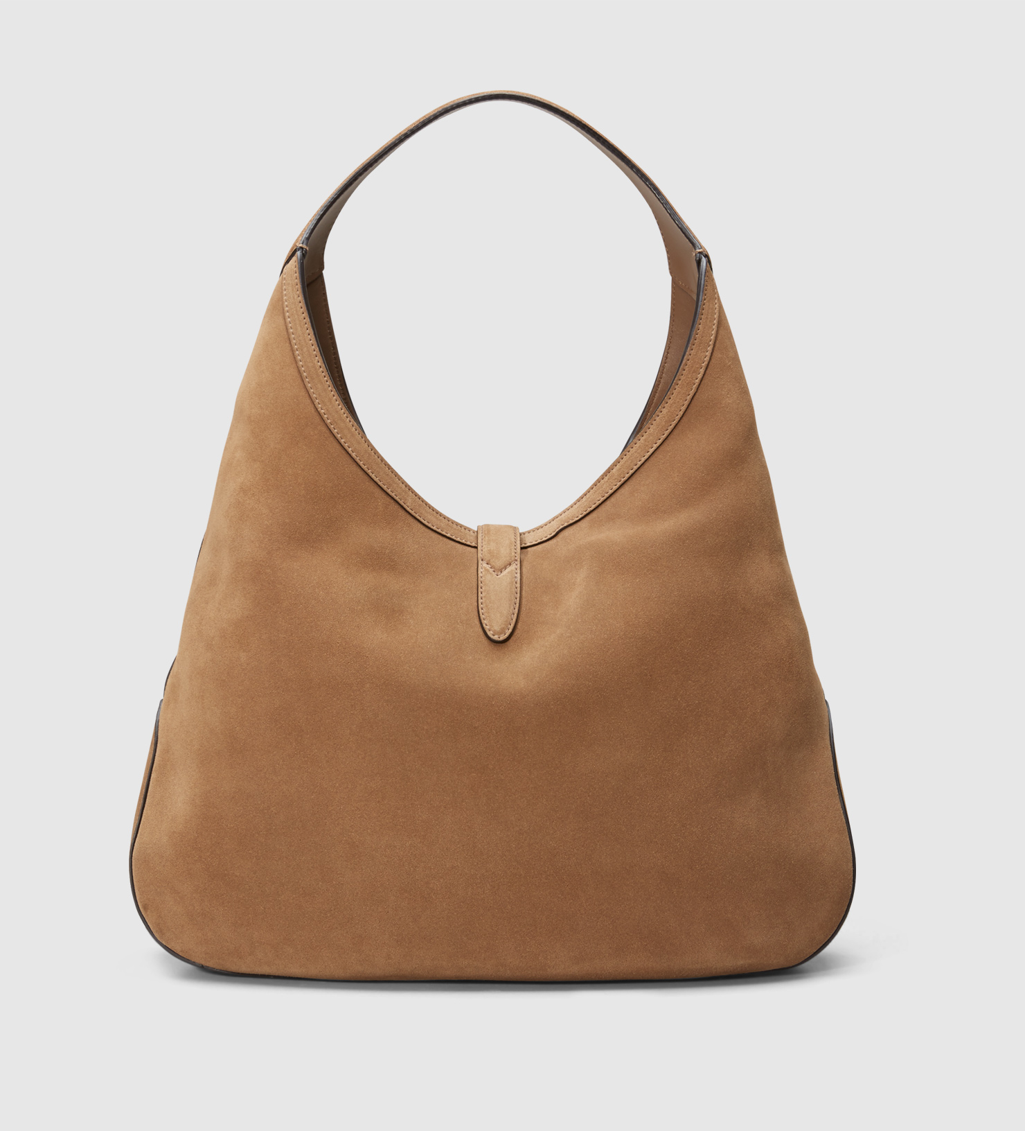 Gucci Jackie Soft Suede Hobo in Brown | Lyst