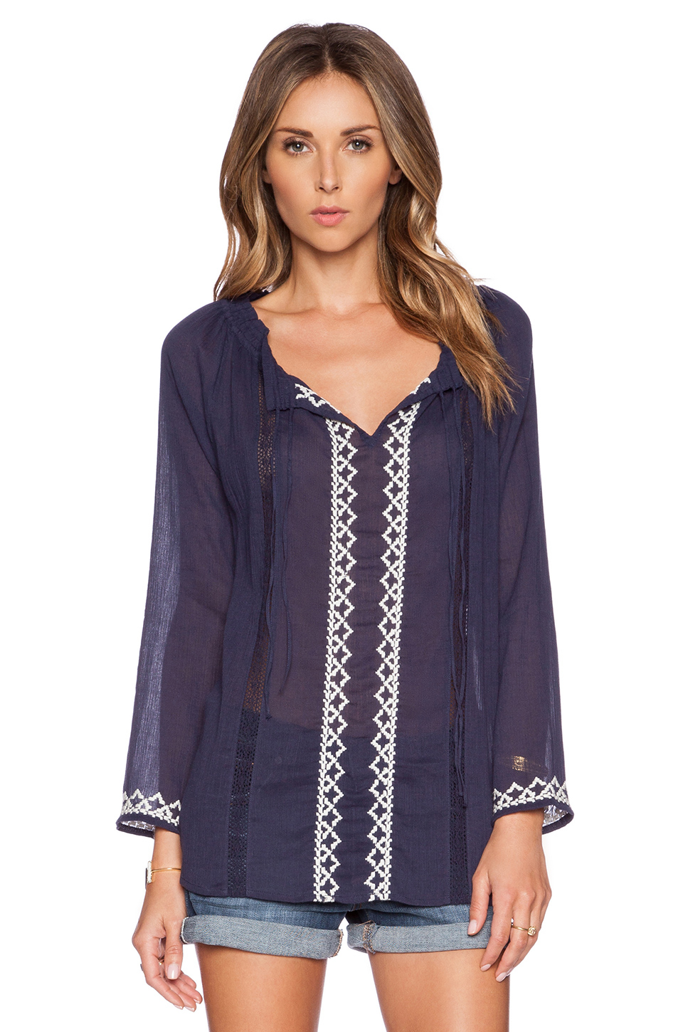 Lyst - Soft Joie Drasti Blouse in Blue