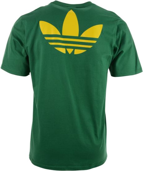 Adidas Short Sleeve Seattle Supersonics T-Shirt in Yellow for Men ...