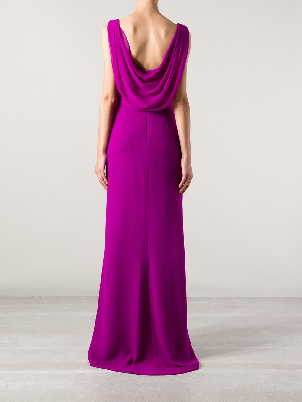 Lyst - Marchesa Marchesa Embellished Evening Dress in Purple