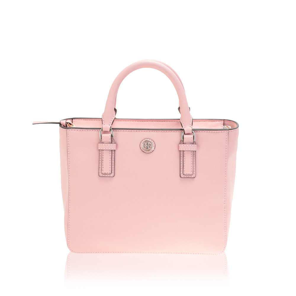 Lyst Tory Burch Mini Robinson Pink Leather Bag In Gallery