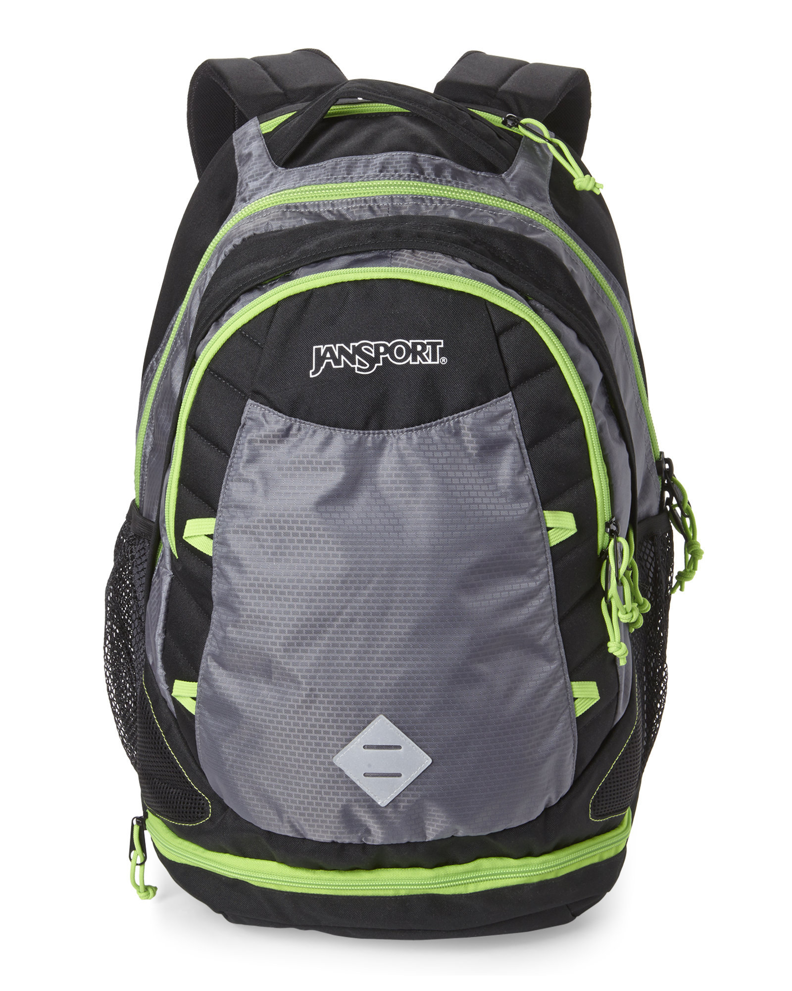 Lyst - Jansport Grey & Green Boost Backpack in Black for Men
