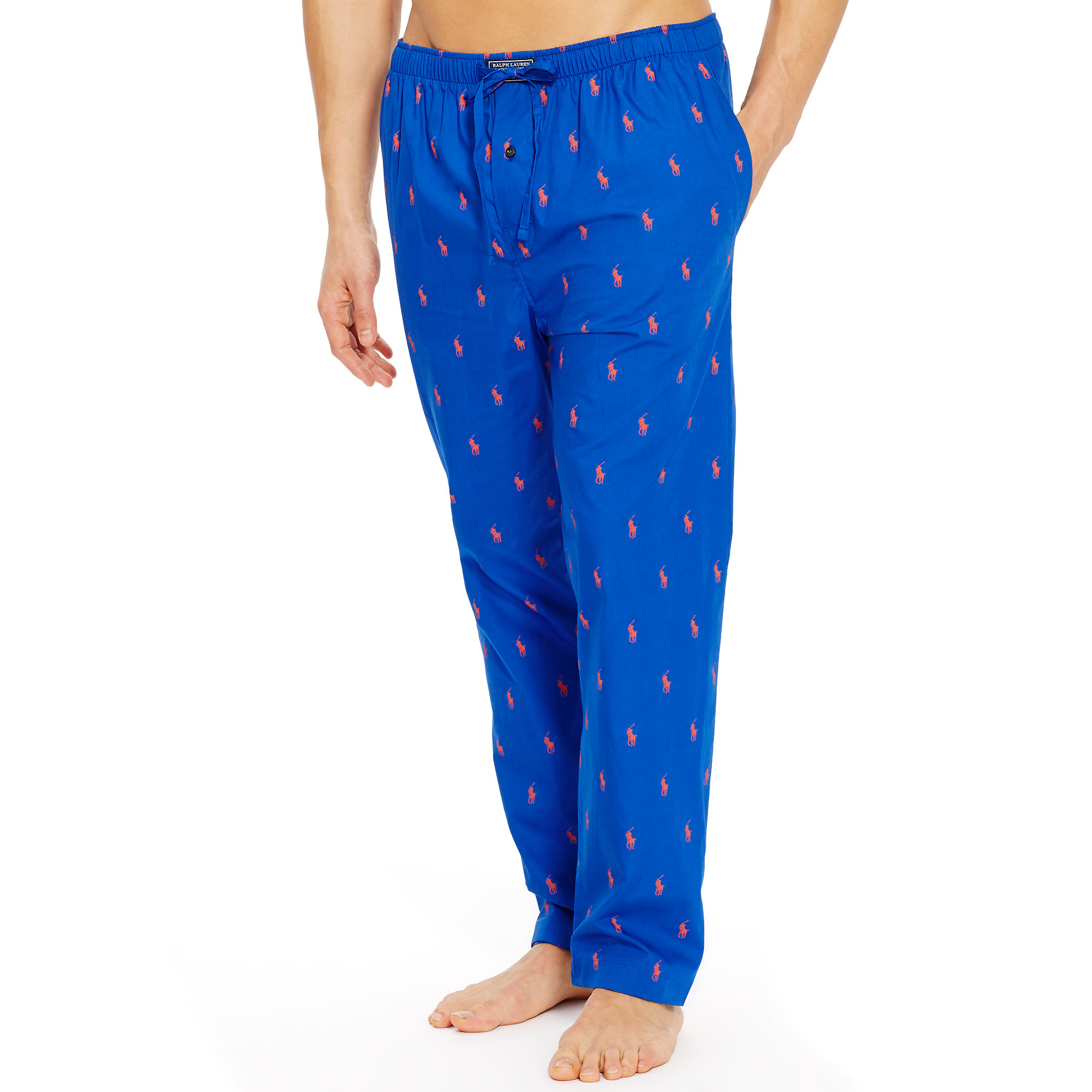 Lyst - Polo Ralph Lauren Allover Pony Sleep Pant in Blue for Men