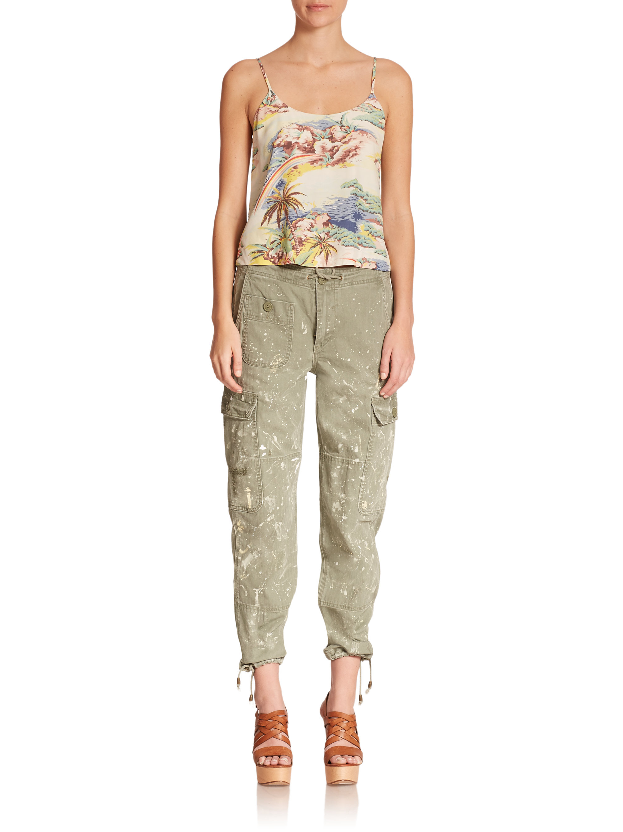 ralph lauren cargo pants womens