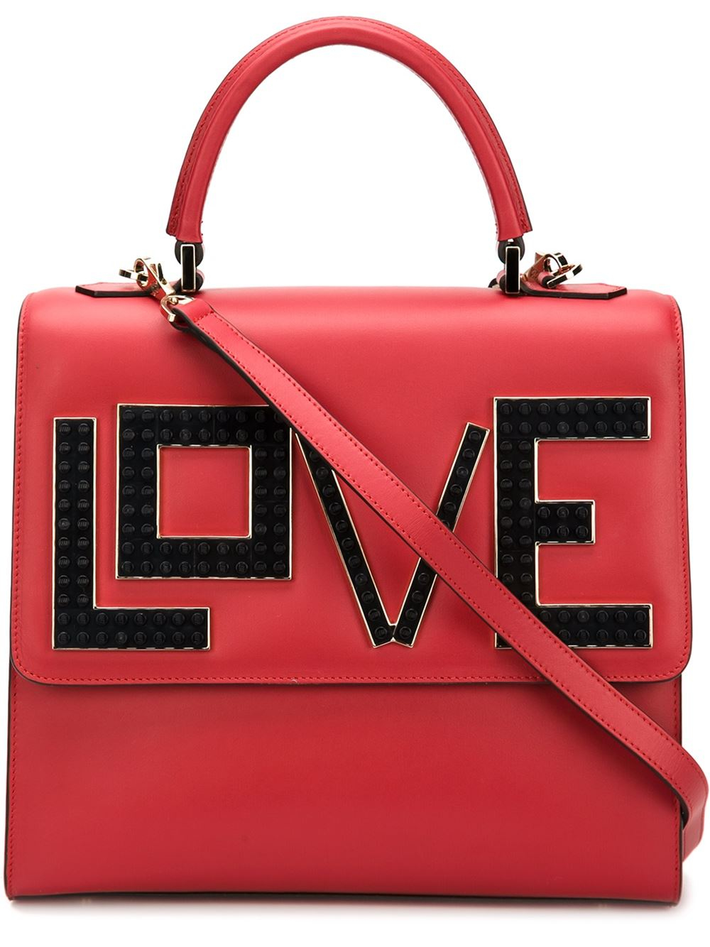 Les Pes Joueurs Red Alex Black Widow Love Bag In Lyst Gallery