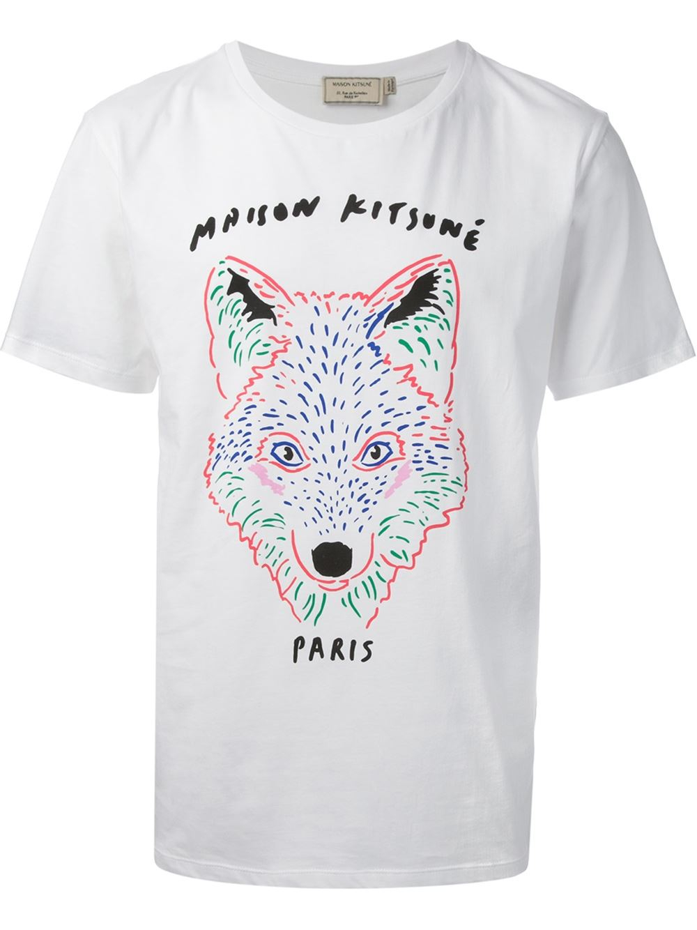 maison kitsune men's t shirt