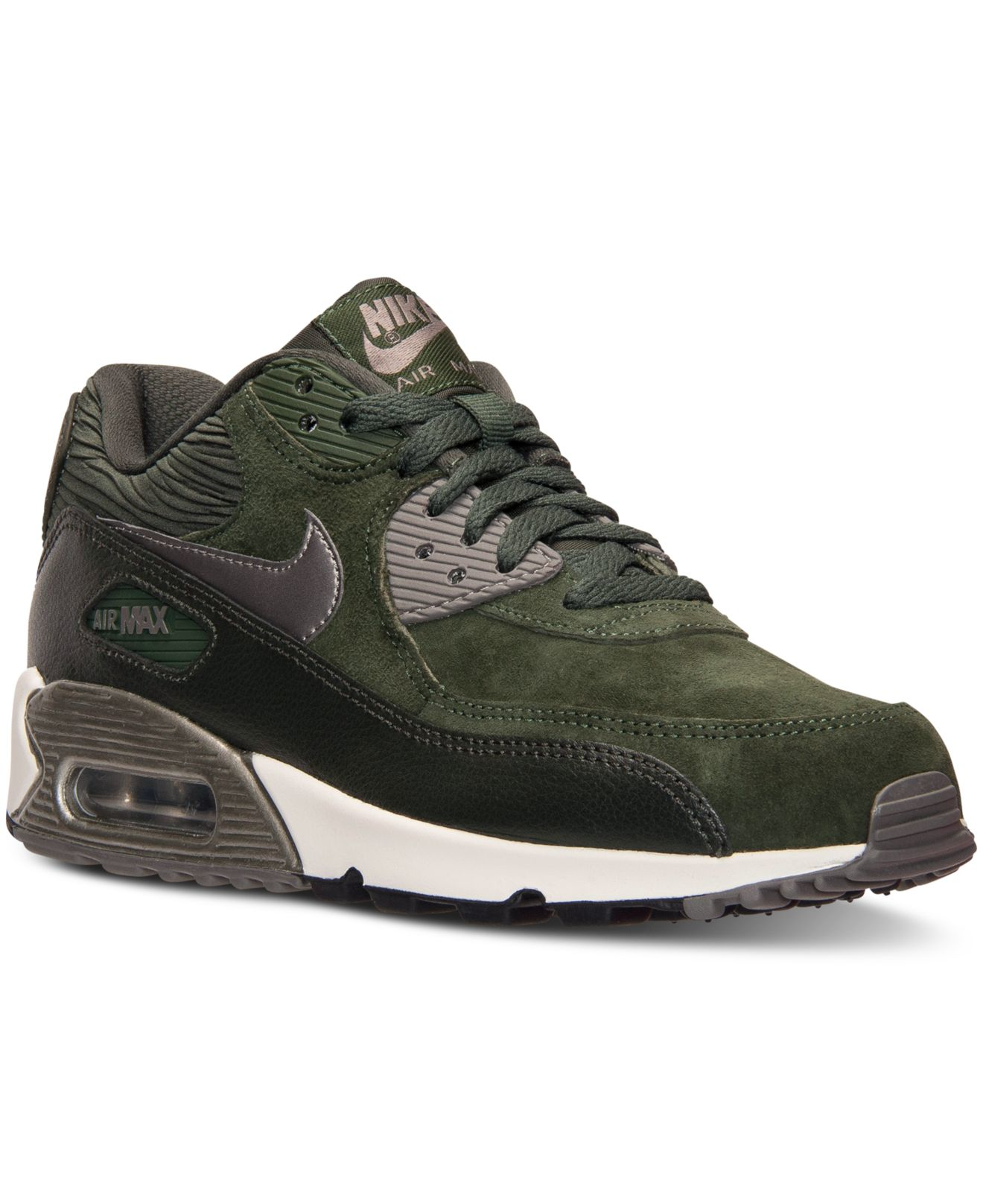 Nike Women's Air Max 90 Leather Running Sneakers From Finish Line in ...