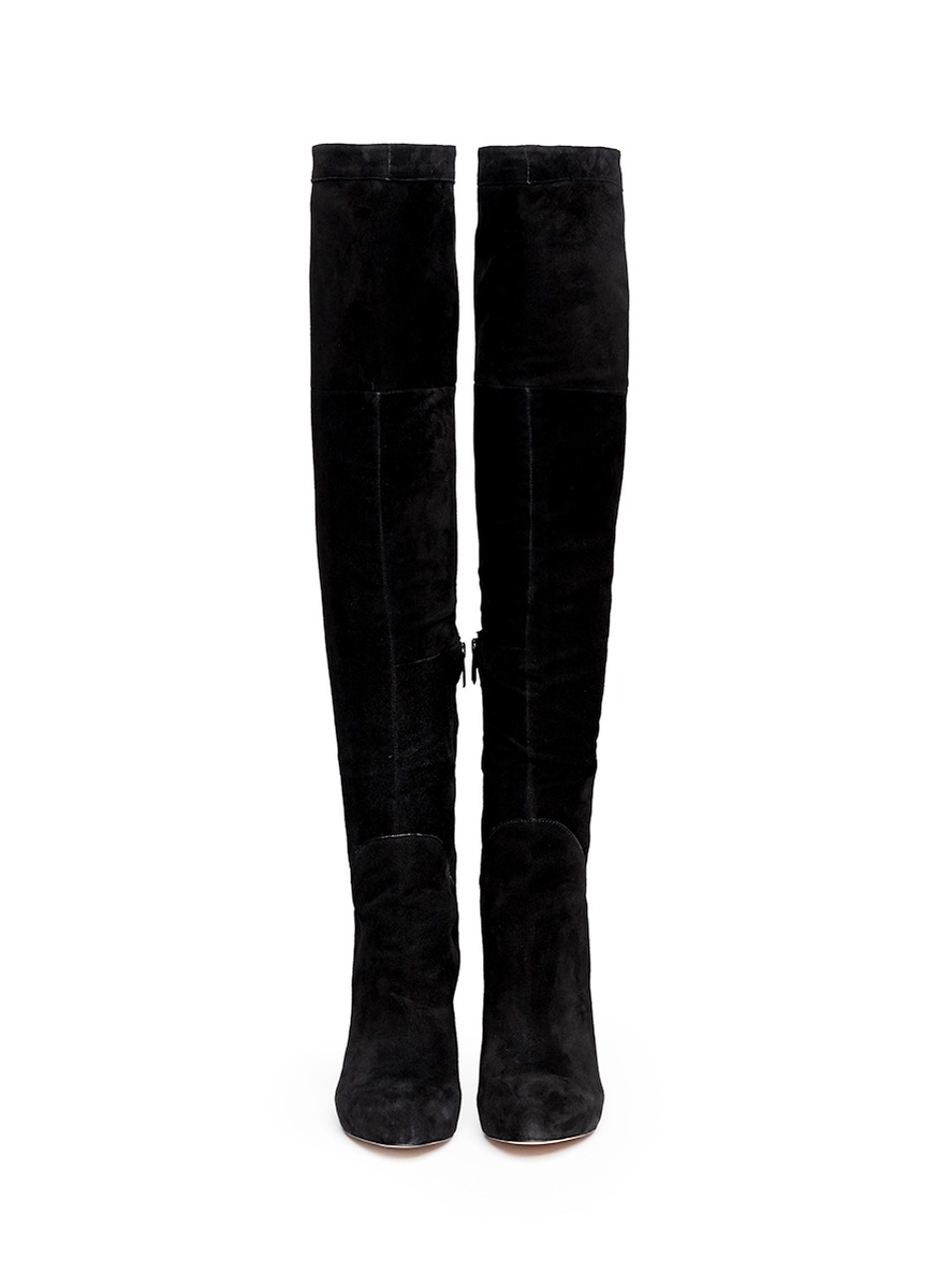 sam edelman thigh high suede boots