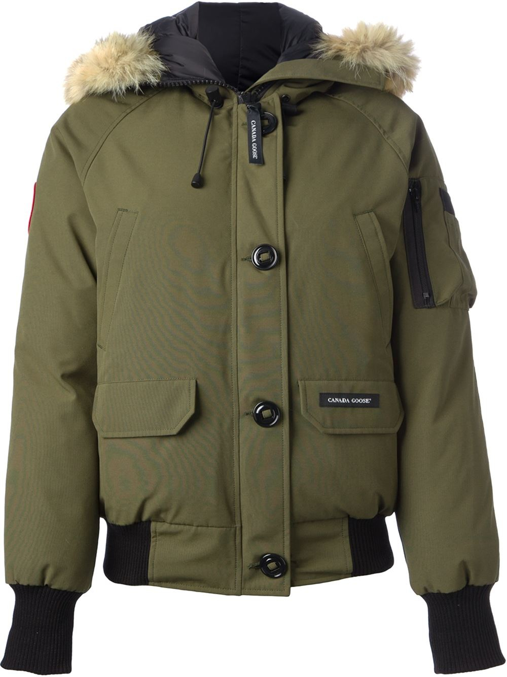 canada goose coyote fur jacket