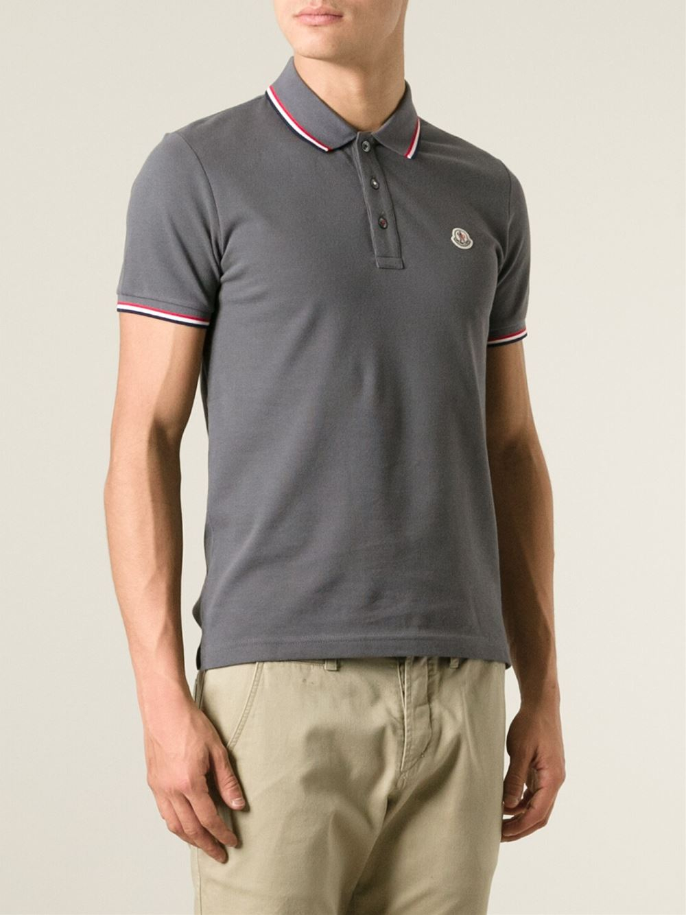 moncler polo grey moncler polo grey