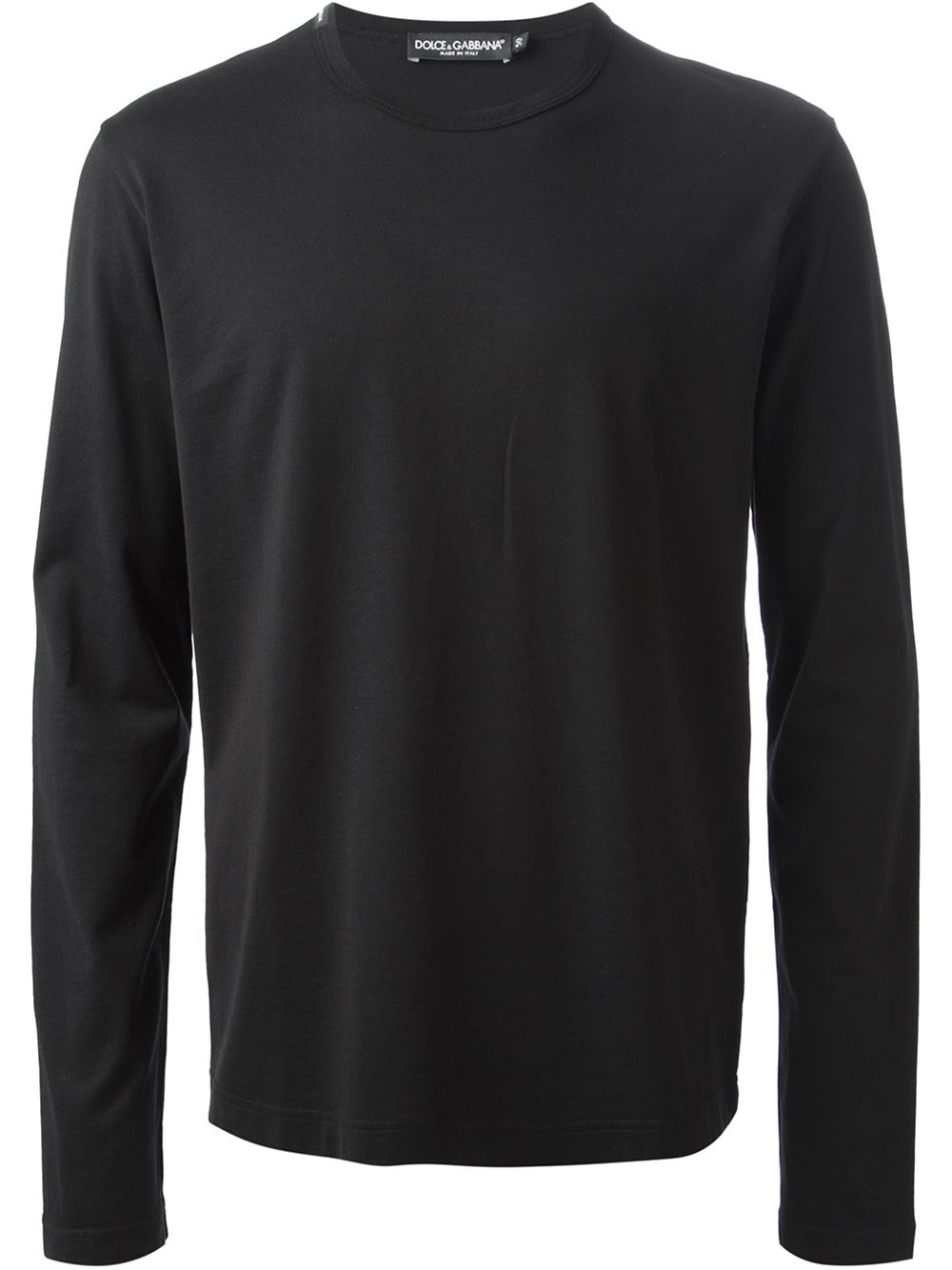 Lyst - Dolce & Gabbana Long Sleeve T-shirt in Black for Men