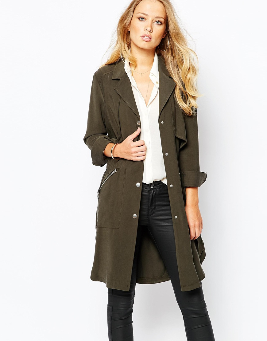 Lyst Warehouse Utility Duster Coat in Natural