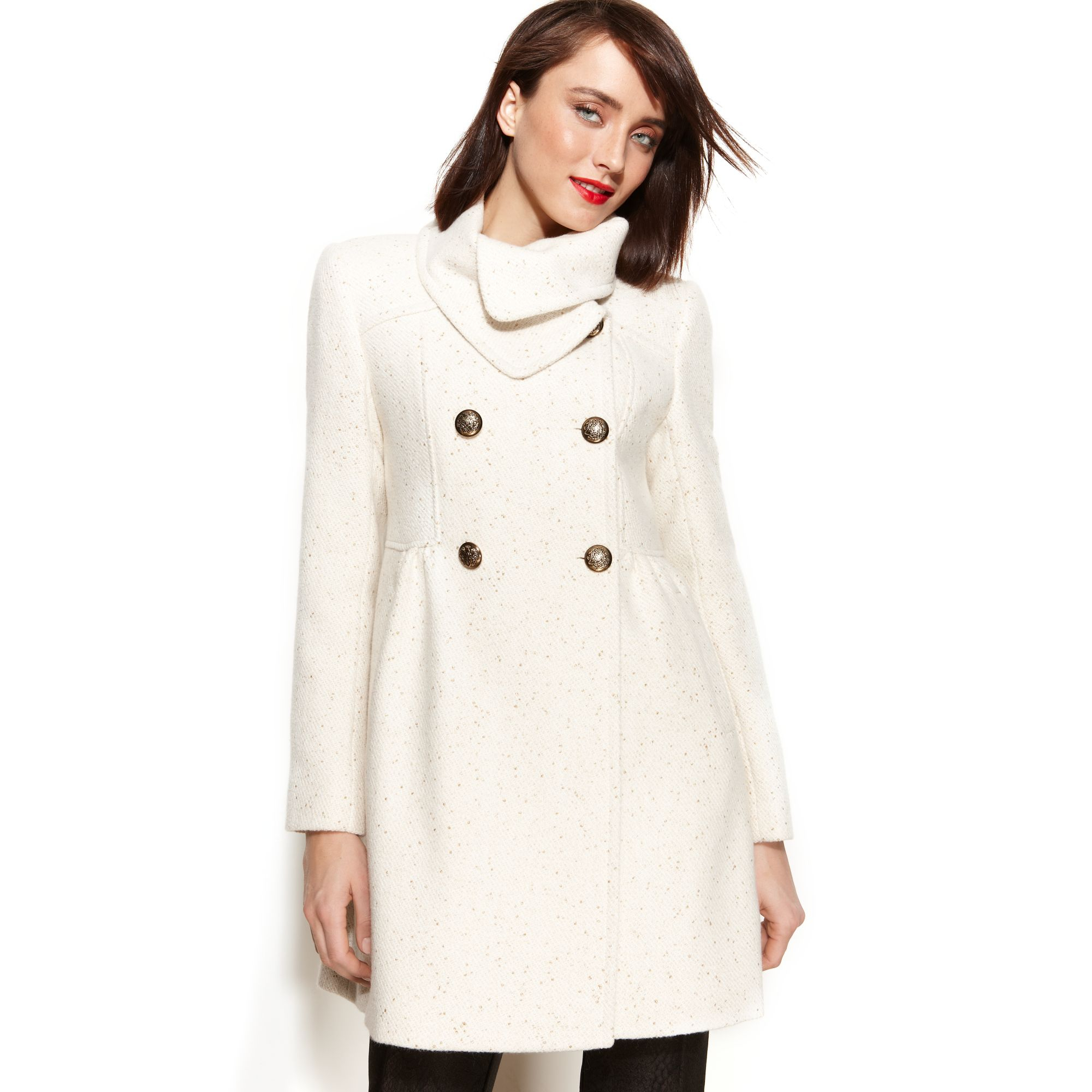 Kenneth Cole Reaction Doubleted Woolblend Metallic Babydoll Women S Winter Coats Jackets House Of Fraser Mens Kenneth Cole Brands New York Silver