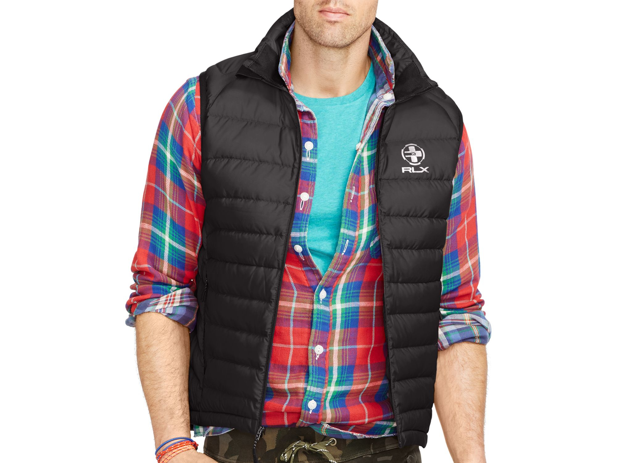 Lyst Ralph Lauren Polo Rlx Explorer Down Vest in Black for Men