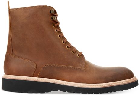 Cole Haan Martin Waterproof Wedge Lace Boots in Brown for Men (Copper ...