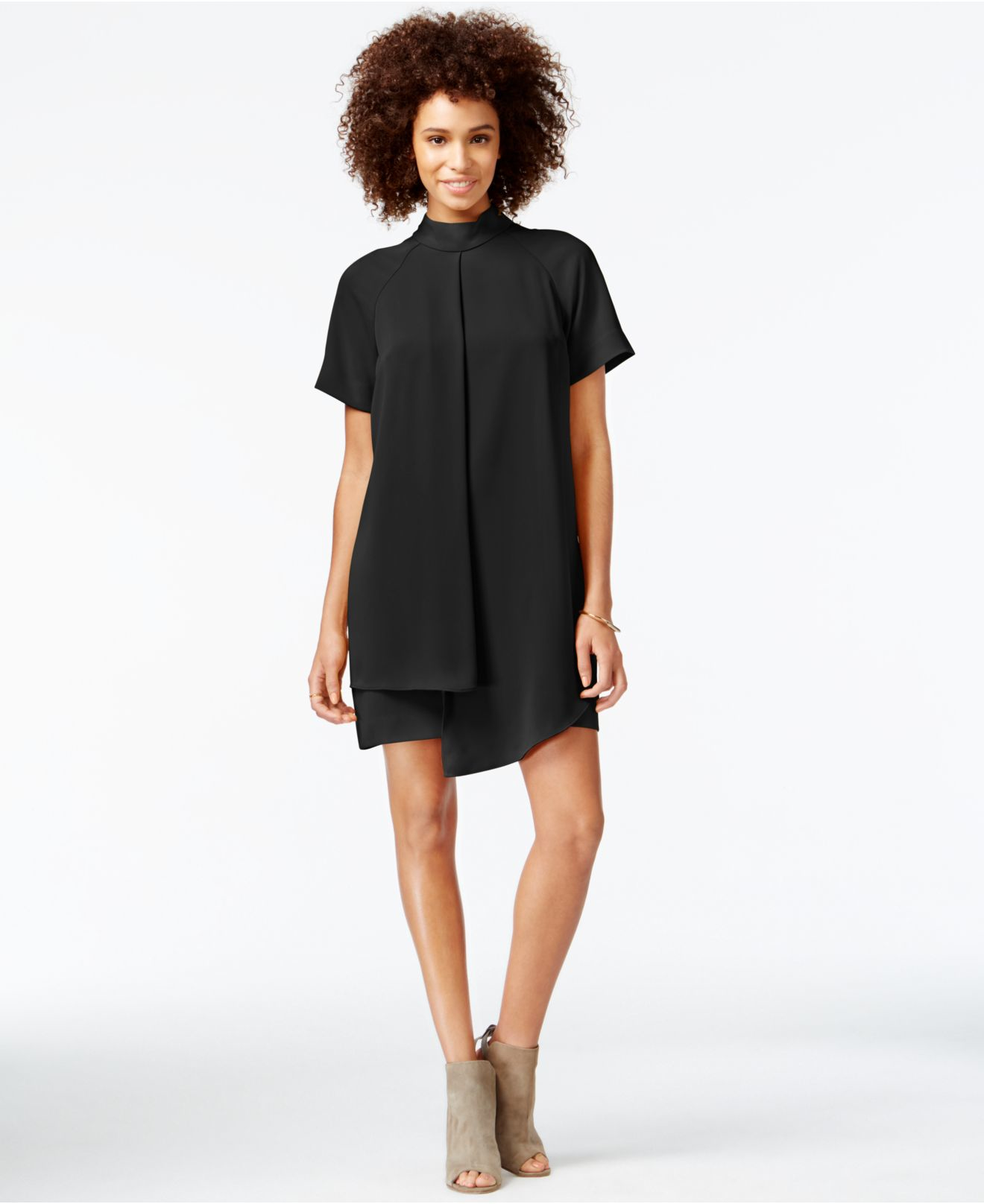 Mock Turtleneck Dress