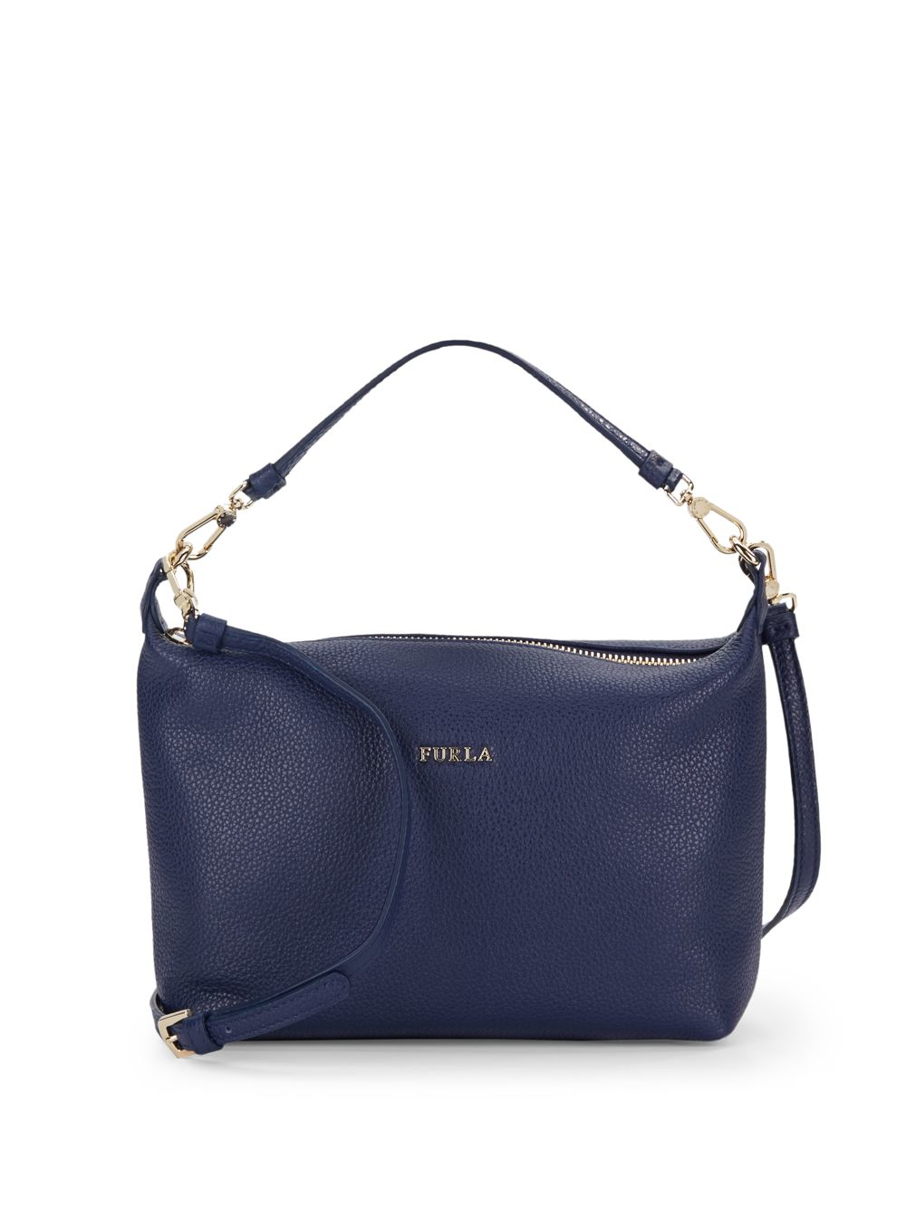 Furla Sophie Xl Leather Crossbody Bag in Blue (navy) | Lyst