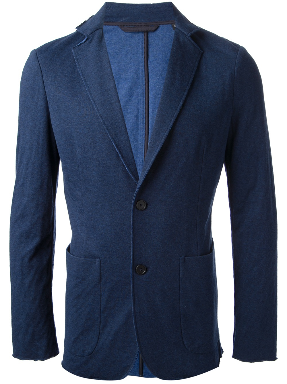 Lyst - Ermenegildo Zegna Deconstructed Blazer in Blue for Men