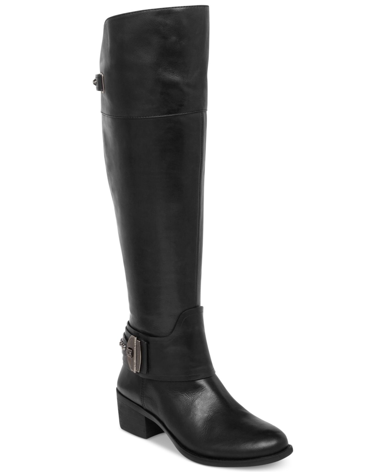 Lyst - Vince Camuto Beatrix Over-The-Knee Wide Calf Riding Boots in Black