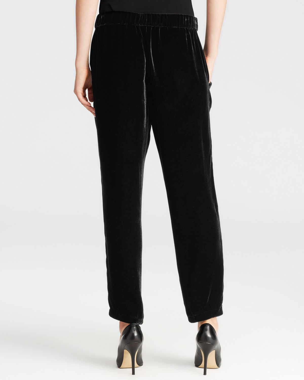 eileen fisher slouchy ankle joggers